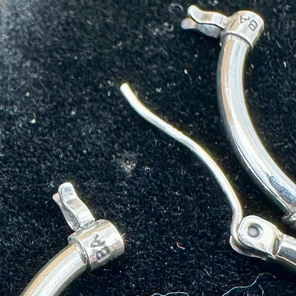 BA SUARTI Bali Sterling Silver Filigree 3 Bangle Bracelets & Hoop Earrings Set - Picture 11 of 16
